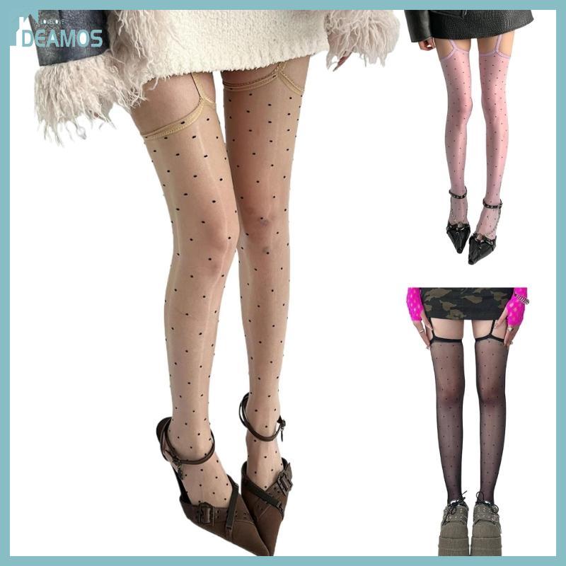DE Oil Glossy Pantyhose Quần lụa Stocking Suspender Quần đùi Stocking
