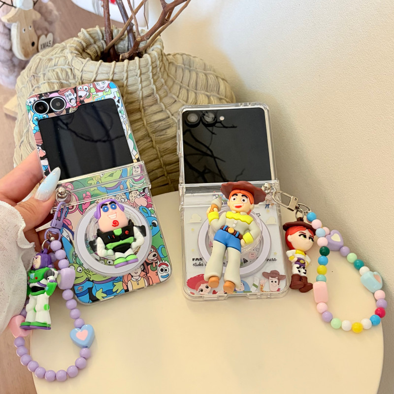 Ốp Điện Thoại Từ Tính Buzz Lightyear Jessie Cho Samsung Z Flip 8 7 FE 3 4 5 6