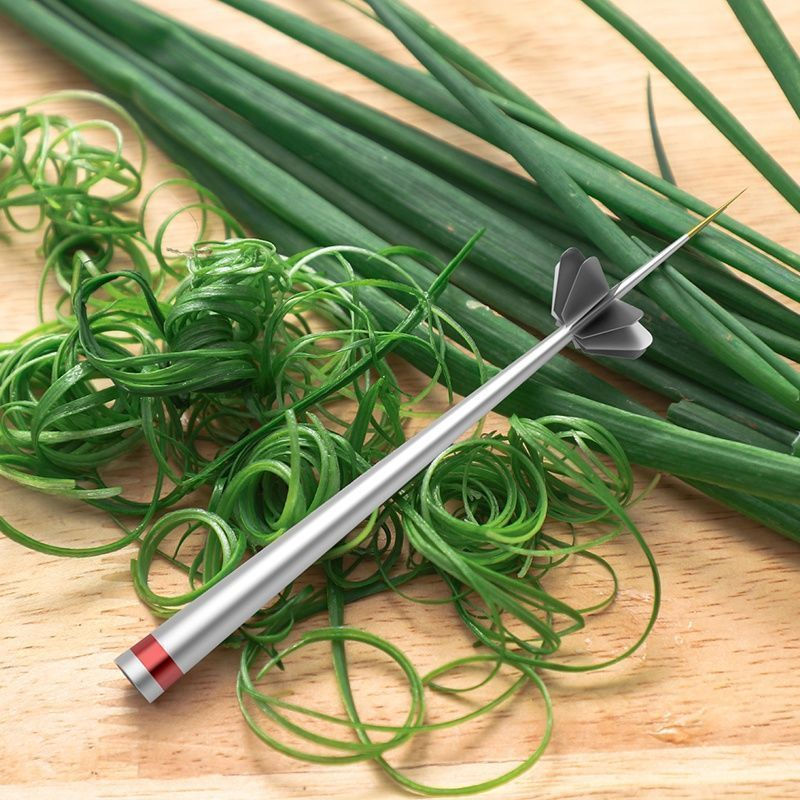 Scallions304Stainless steel slicing knife for home use12y New ultra-fine scallion cutter, kitchen to