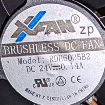 Quạt làm mát biến tần XINRUILIAN RDH6025B2 24V 0.14 A 6CM 6025