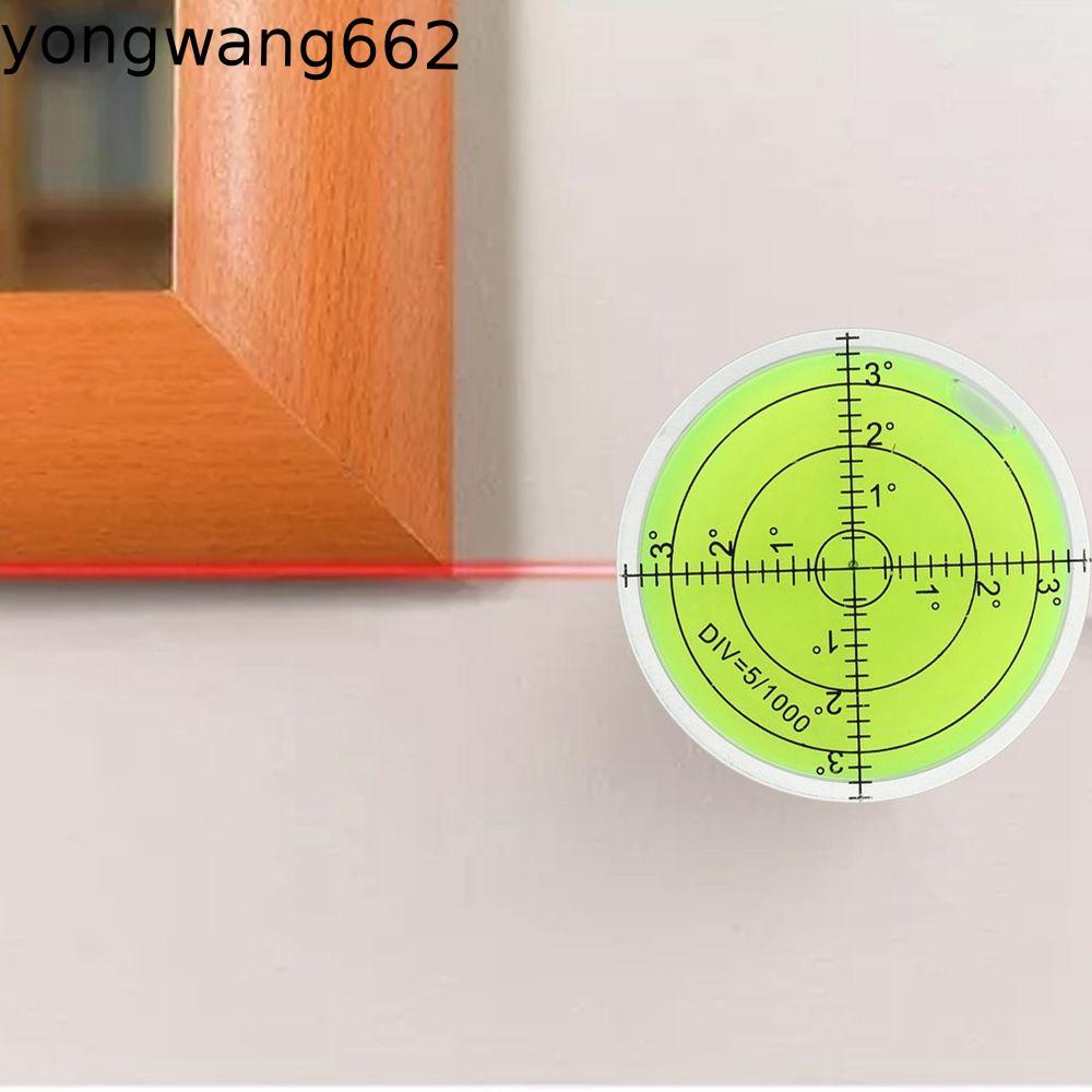 JERON Spirit Level Bulls Eye Round Mini Bubble Degree Mark Dụng cụ đo 32mm