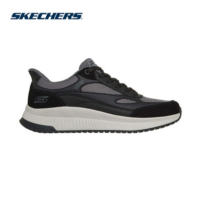 Giày Thể Thao Nam Skechers Slip-Ins BOBS Sport Squad 4 Core Look Thường Ngày - 118412-BKGY Memory Foam