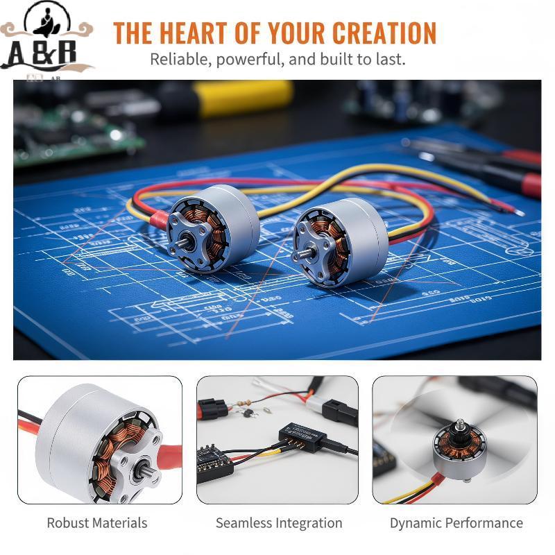 [A & B] 1104 4300KV Động cơ không chổi than 1-2S Thấp cho các bộ phận sửa đổi Quadcopter Mini FPV Ra
