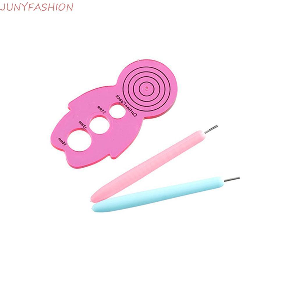 JUNYFASHION 12 Dụng Cụ Quilling Giấy, Bộ Kim Quilling Đa Kích Thước, DIY Quilling Có Rãnh Bút Giấy T