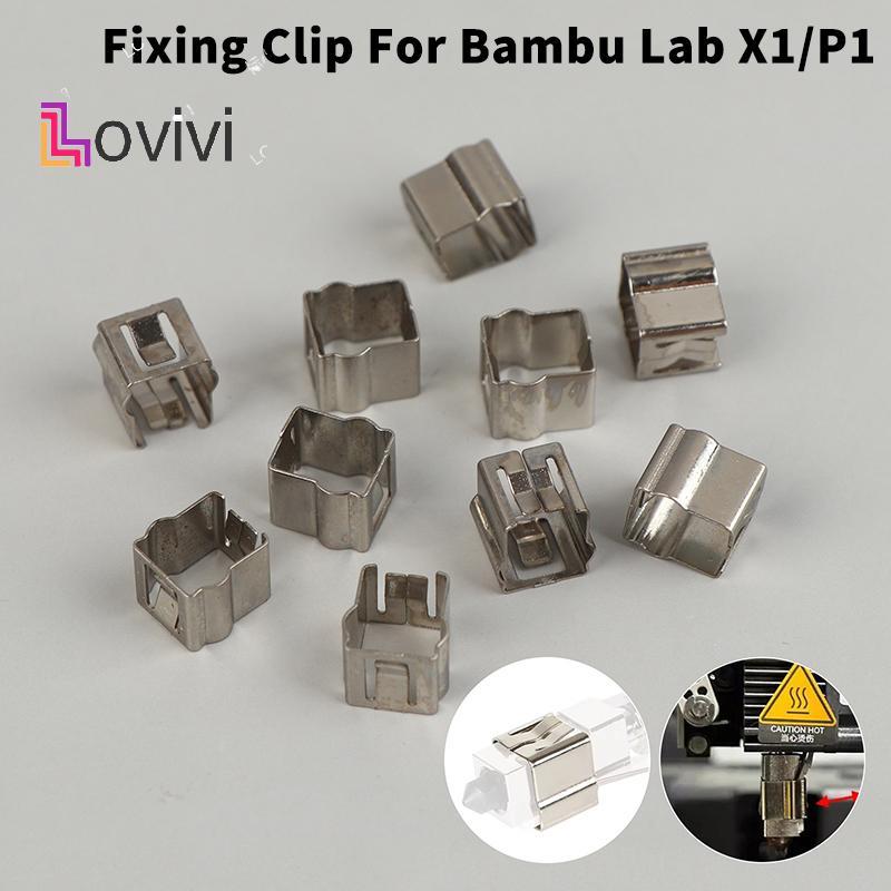 [Lovivivi] 10 / 20 Cái Kẹp Cố Định Cho Bambu Lab X1C / H2D / P1P / P1S Hotend Thermistor / Gốm Nóng 