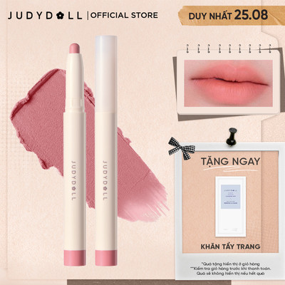 [MỚI] Chì kẻ viền môi JUDYDOLL Soft Matte Lip Pencil Che thâm môi Định hình môi dày Mịn mờ lì Lâu trôi 1,25g
