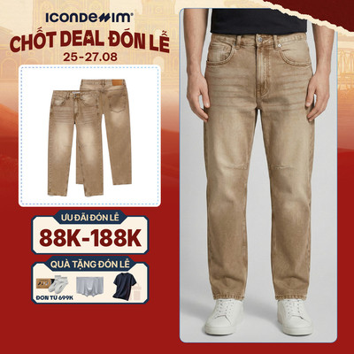 Quần Jeans Nam ICONDENIM Dune Form Straight QJID0280