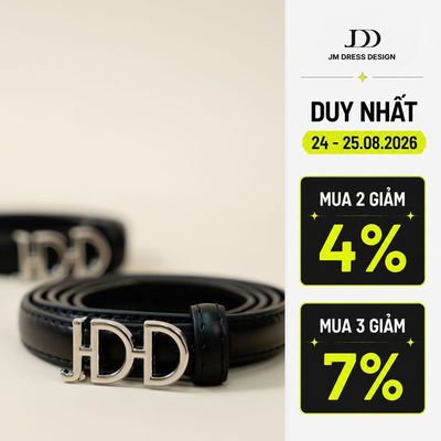 Thắt Lưng Da Đai Kim Loại JDD QT04.2502. Thắt Lưng Nữ Công Sở Thanh Lịch, Dễ Phối Thiết Kế Bởi JM Dress Design