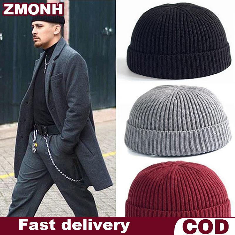 Zmo unisex nam nữ Beanie Hat ấm gân mùa đông lần lượt trượt tuyết ngư dân Docker hat mới