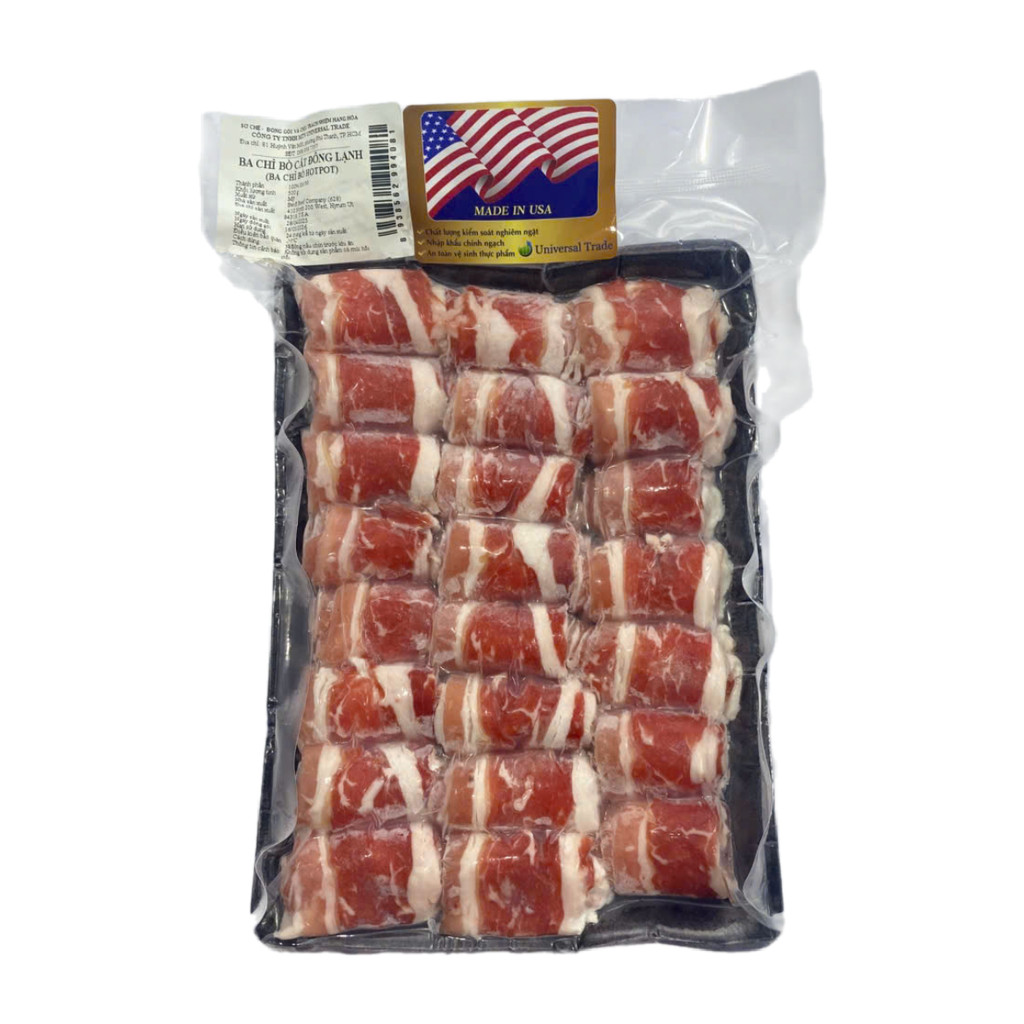 Ba chỉ bò Mỹ hotpot đông lạnh 500g - 94081