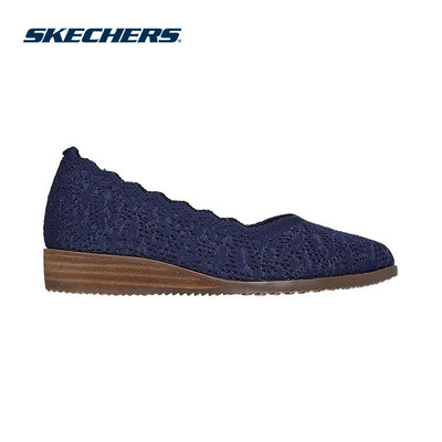 Giày Búp Bê Nữ Skechers Modern Comfort Cleo Sawdust Modesty - 159132-NVY Air-Cooled Memory Foam