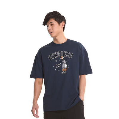 Áo Thun Tay Ngắn Nam Skechers LifestylePhysicalAcademiaCollectionIconicShortSleeveTee-SL225M115-002Z Online Sale
