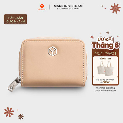 Ví Yuumy (Thời trang nữ cầm tay nhiều ngăn - Ví da Seasand YV110) Bagsmart
