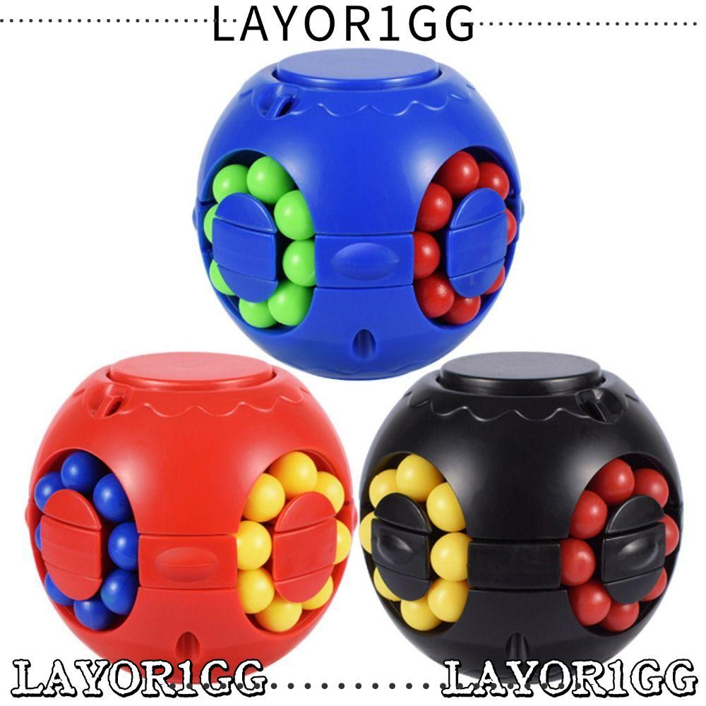 LAYOR1GG Magic Bean Cube Spinner, Ngón Tay Con Quay Bóng, Nhựa Xoay Bóng Ngón Tay Spinner Gyro