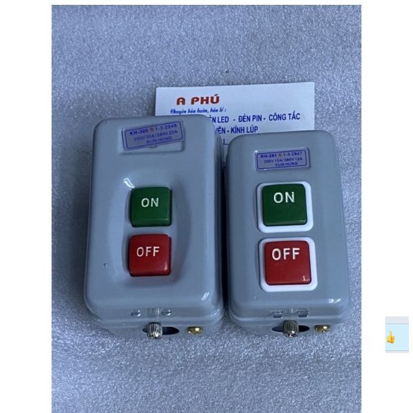 - Cổng tắc tắt bật on/off KH-201/ 305 ......