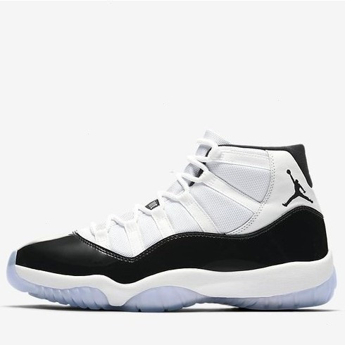 Giày thể thao "Concord" cao cổ điển Air Jordan 11, giày bóng rổ nam, trắng / đen - Concord DMSP