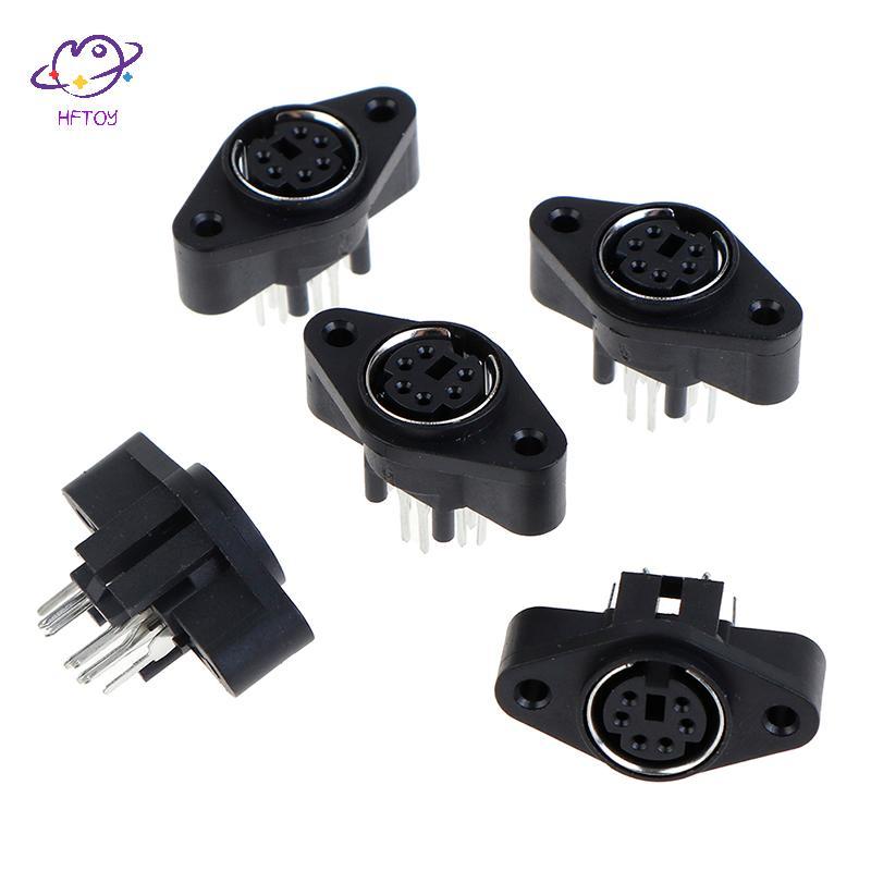 HFTOY 5 CÁI MDC / S Terminal Soet DIN Ja Connector Mini 6Pin 6P Soet ~