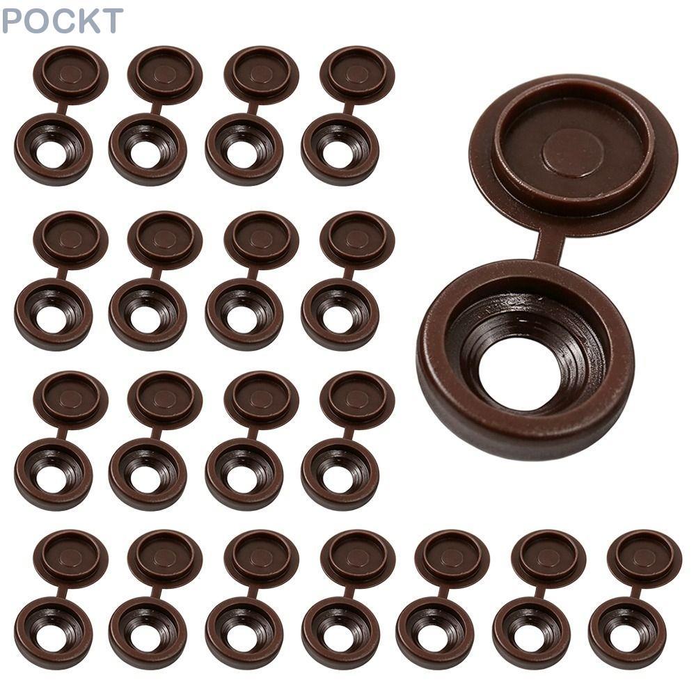POCKT 200 Chiếc Nắp Vít, Kích Thước M5 Bản Lề Flip Cover Bản Lề Nắp Vít Bản Lề, Thiết Kế Gấp Snap Sn