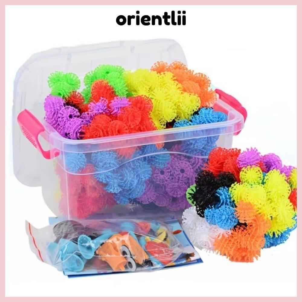 ORIENTLIIY Thorn Balls, Đồ chơi xây dựng lắp ráp DIY Đồ chơi bóng dính, Vui nhộn linh hoạt DIY Puffe