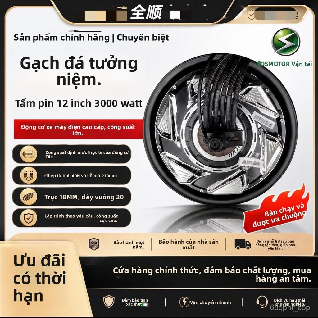 Motor 2000WP 5000WP bản kỷ niệm, 10/12 inch, tiết kiệm điện, mạnh mẽ, bền