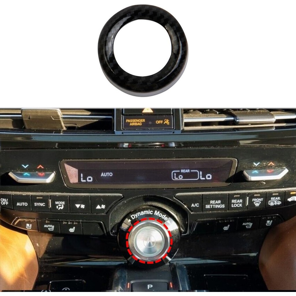 Crosselec Sợi Carbon Điều Khiển Trung Tâm Chế Độ Năng Động Nút Công Tắc Bảng Điều Khiển Bao Khung Vi