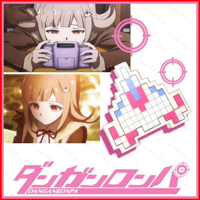 Danganronpa Nanami ChiaKi Cosplay Kẹp Tóc Kẹp Tóc Anime Thời Trang Phụ Kiện Tóc Kẹp Tóc Cô Gái