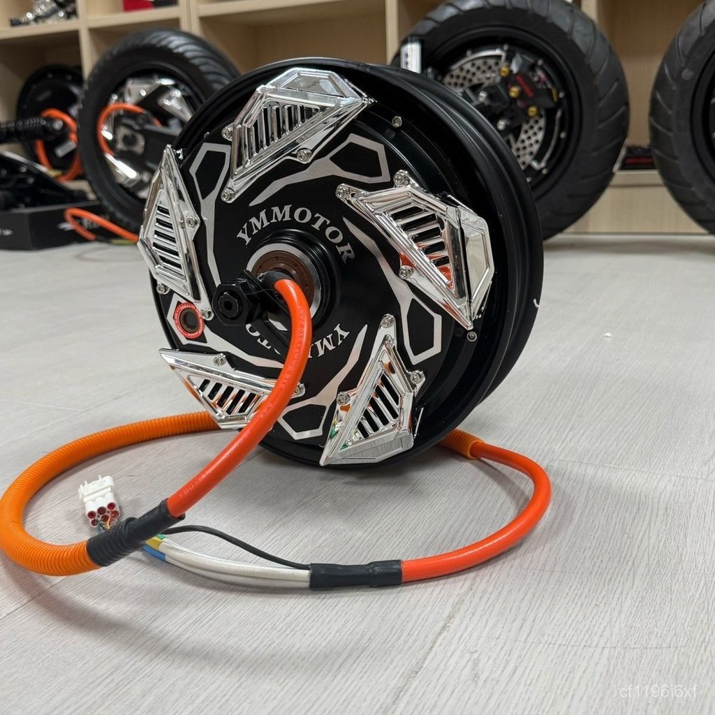 Động cơ xe điện Yuma 10 inch thế hệ 4 2000W 3500W làm mát nước tiết kiệm 72V bền đẹp