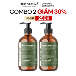 [MUA 2 GIẢM 30%] Combo 2 Dầu gội bưởi Cafuné 450ml dành cho tóc xơ yếu, gãy rụng, giúp tóc chắc khỏe mềm mượt