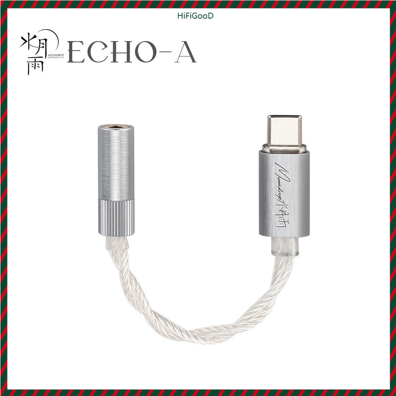 MOONDROP ECHO-A / ECHO-B USB-C 3.5mm 4.4mm DAC di động cân bằng hoàn toàn / AMP 32Bit / 384kHz DAC