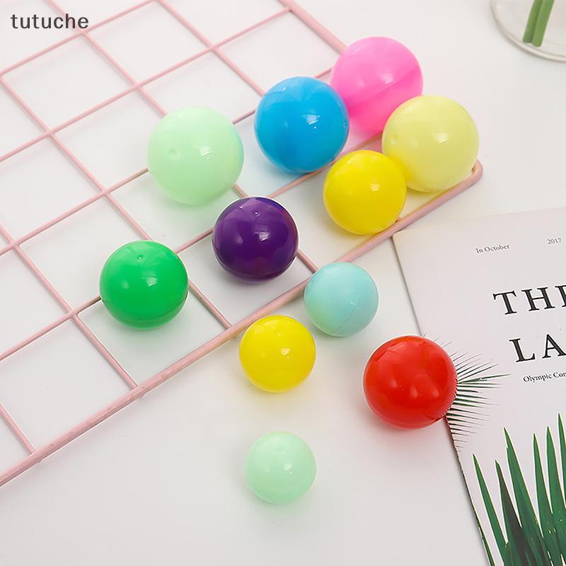 Tutu 50 Chiếc Mini 32MM Trong Suốt Nhựa Viên Nang Đồ Chơi Bất Ngờ Bóng Nhỏ Hộp Đựng Làm Đồ Chơi Mô H