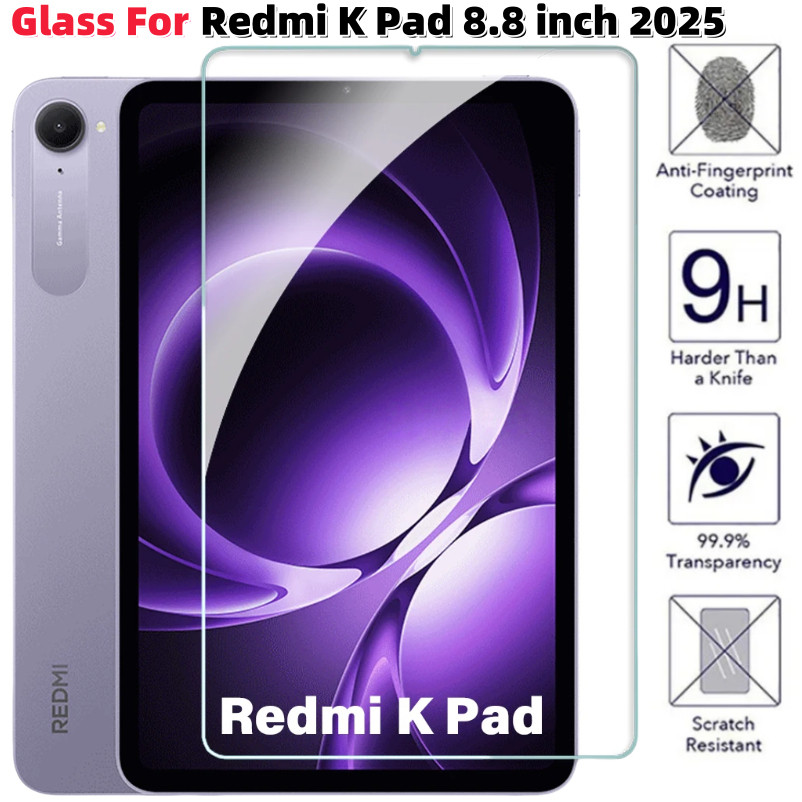 Dành Cho Xiaomi Redmi K Pad 8.8 inch 2025 Kính Cường Lực Bảo Vệ Màn Hình 8.8 "Máy Tính Bảng Chống Tr