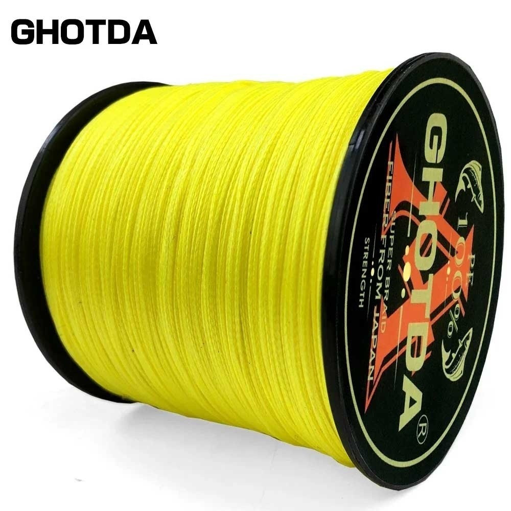 Ghếcta Siêu Mạnh Bện PE 300M-1000M, Phù hợp Cho Cá Chép và Mực