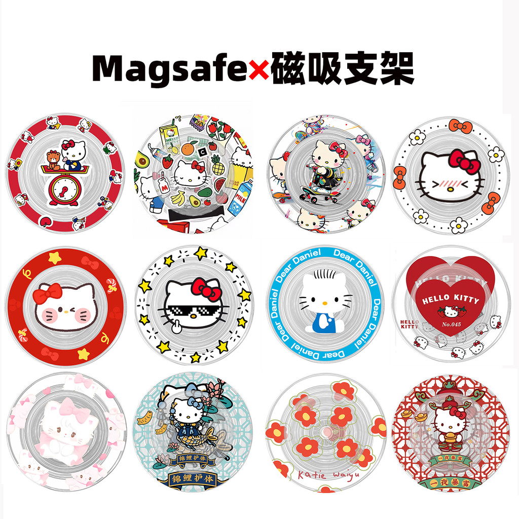 Magsafe Bracket Clap Giá đỡ điện thoại từ tính Túi khí có thể gập lại Cô gái có thể thu vào Dễ thươn