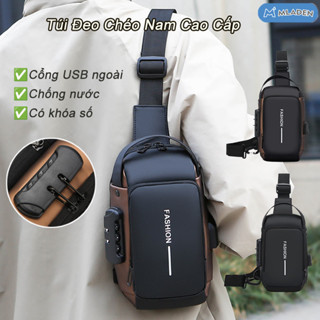 【MLADEN】Túi Đeo Chéo Nam Cao Cấp,Chống Nước Khóa Số Chống Trộm,Nhẹ nhàng, tiện lợi khi di chuyển
