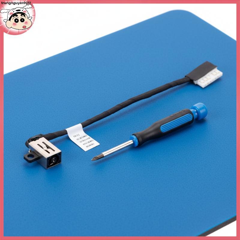 [Tàu 12 giờ] For INSPIRON VOSTRO 15 3510 3400 3401 3500 3501 DC in Power Jack W/Cable 4vp7c 04vp7c d