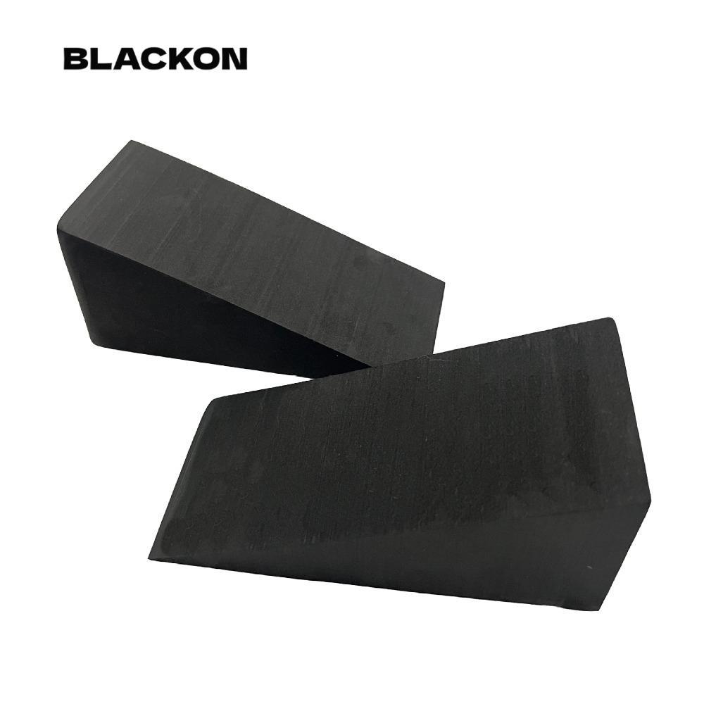 BLACKON 1 Cặp Yoga Wedge Blocks, Di Động EVA Foam Yoga Wedge, Phụ Kiện Tập Thể Dục Đen Chống Trơn Tr