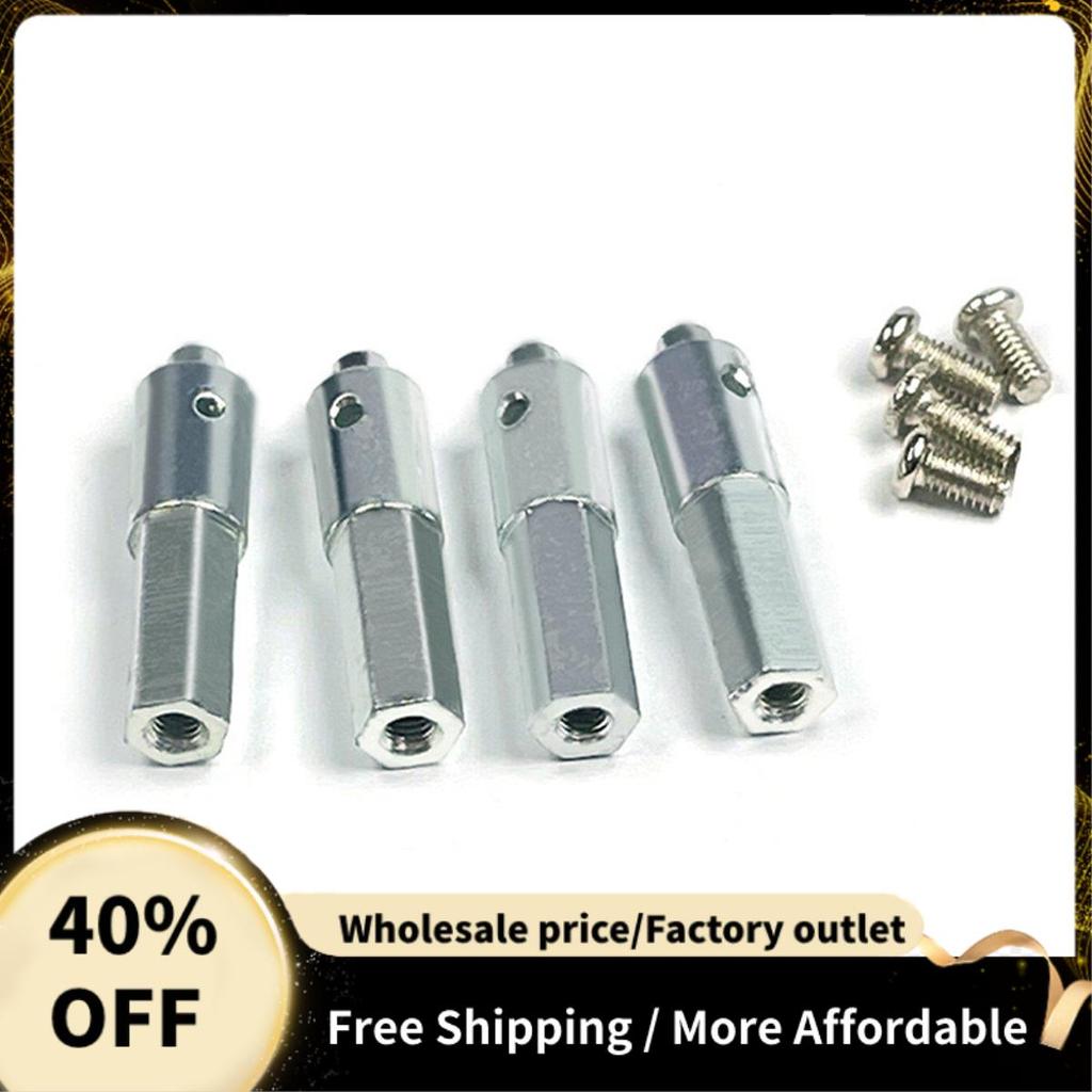 4 Cái LD-P06 Cổng Kim Loại Trục Trục Lục Giác Adapter Cho LDRC LD-P06 LD P06 Unimog 1 / 12 RC Phụ Ki