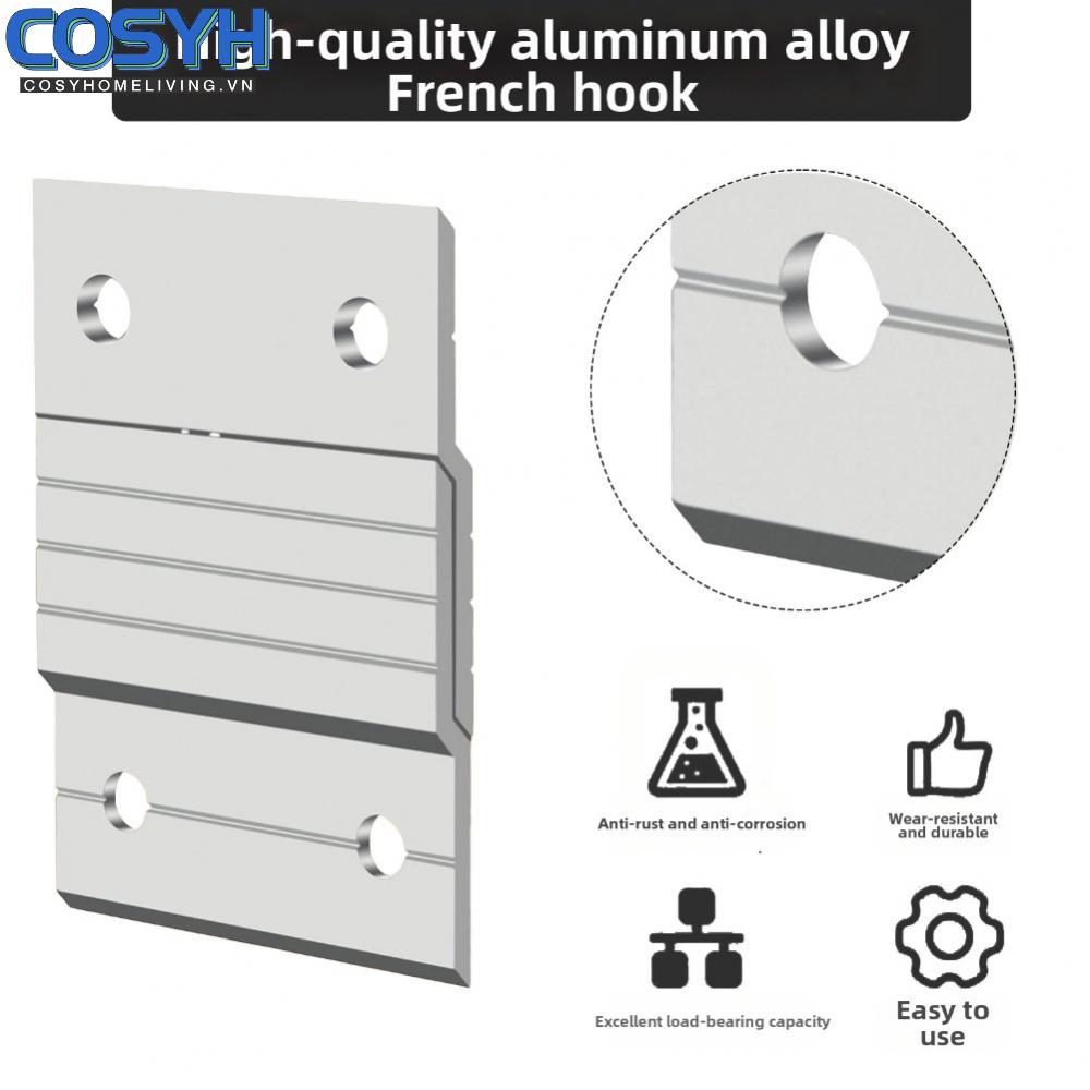 <cosyh>2Pack For French Z Cleat Hangers For Heavy Duty Wall Mounting 80 Pounds Capacity