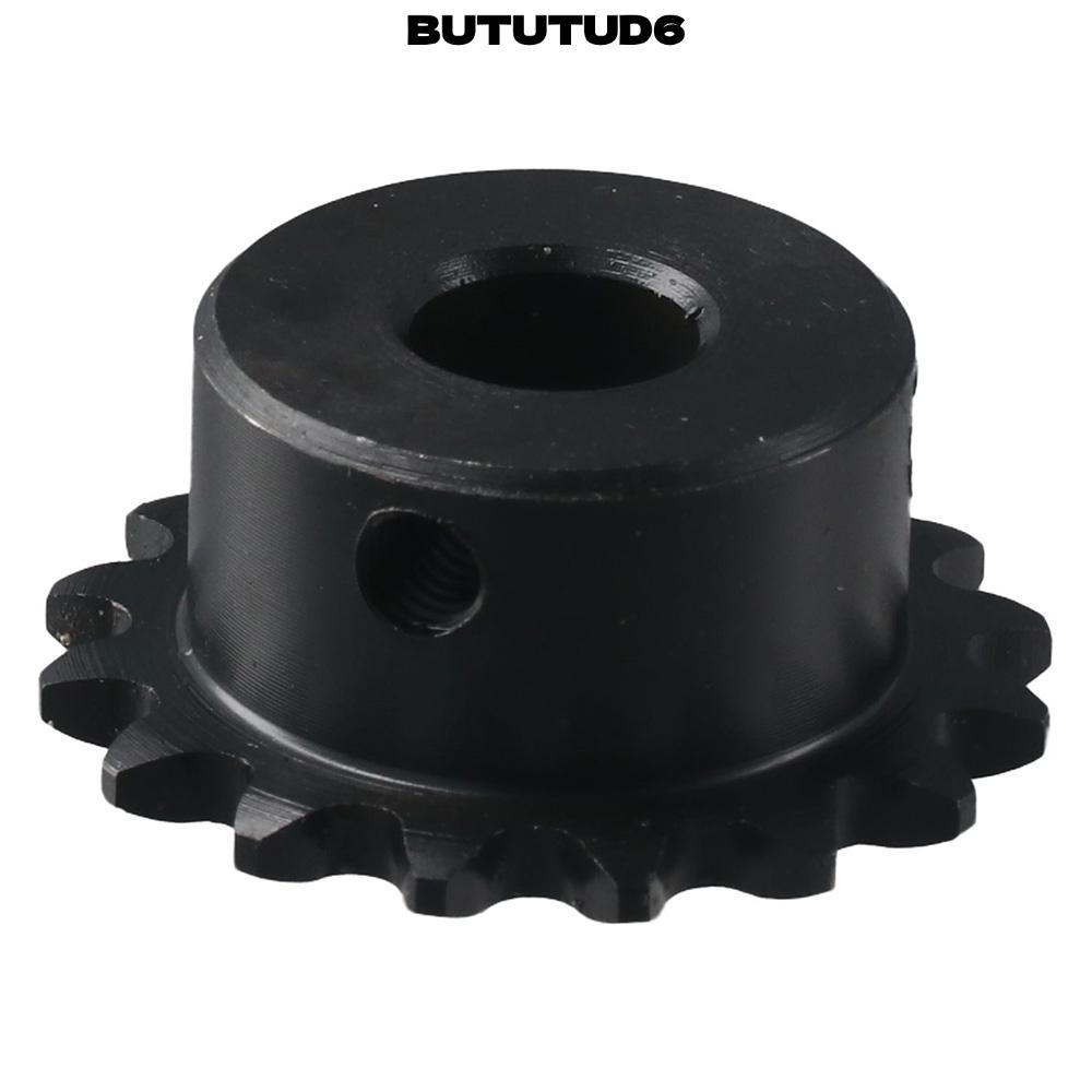 BUTUTUD6 B Loại Răng Cứng, Dây Đơn 1 / 4 "Pitch 25 Chain 16 Răng Bánh Răng, Bánh Xích Con Lăn Thép C