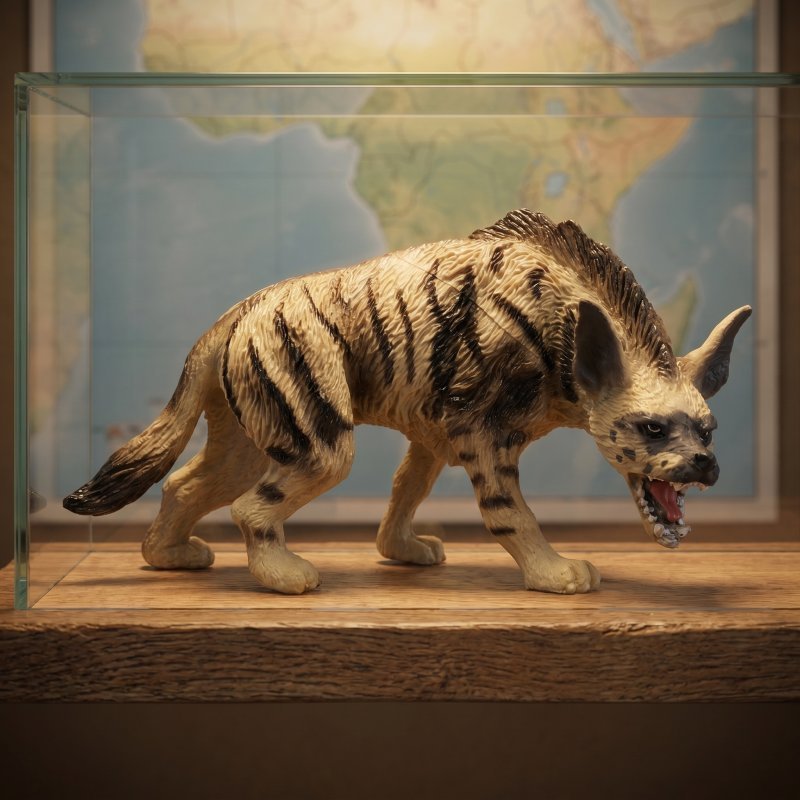 Đồ chơi sưu tập Hyena Hình động vật Mô phỏng Đồ trang trí Nhận thức của trẻ em