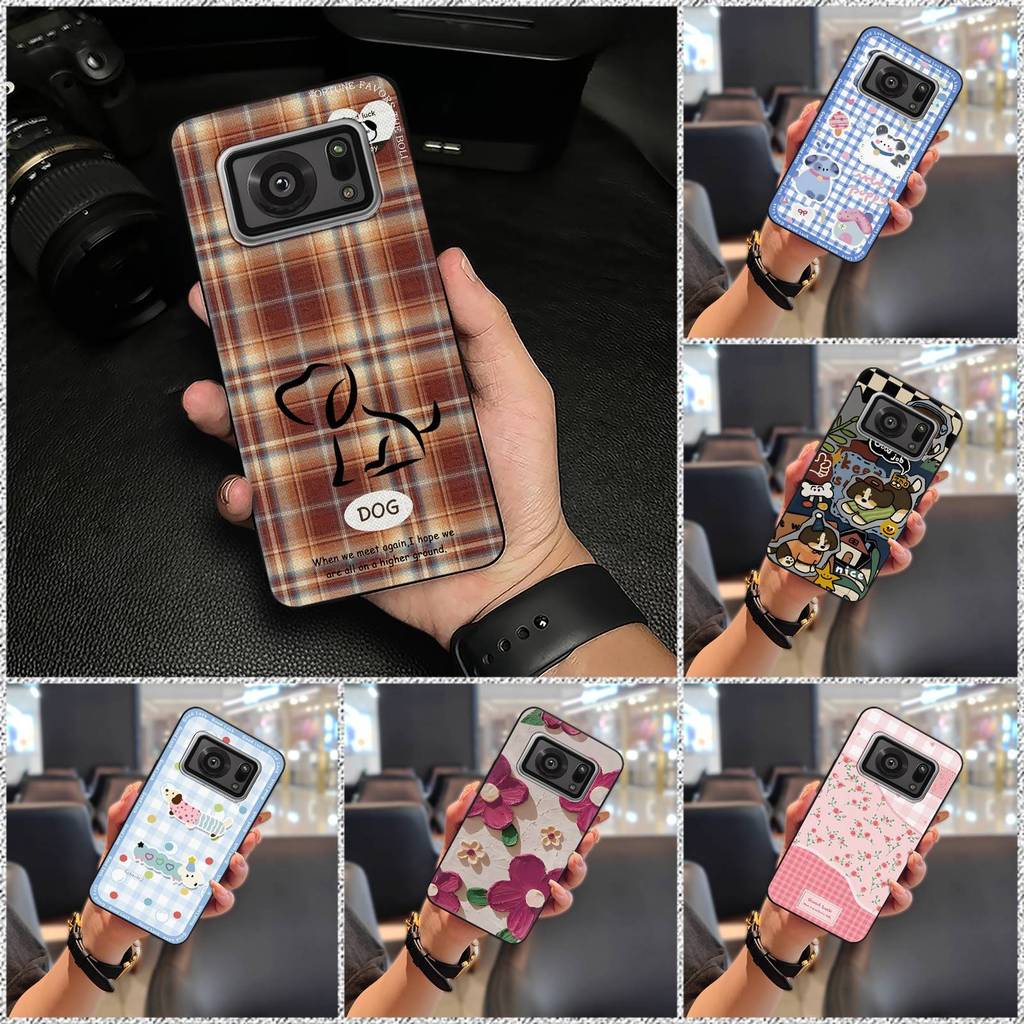 Ốp lưng điện thoại Sharp Aquos R6/SH-51B/P6/R6G hoạt hình, chống va đập, chống thấm nước, chống bụi,