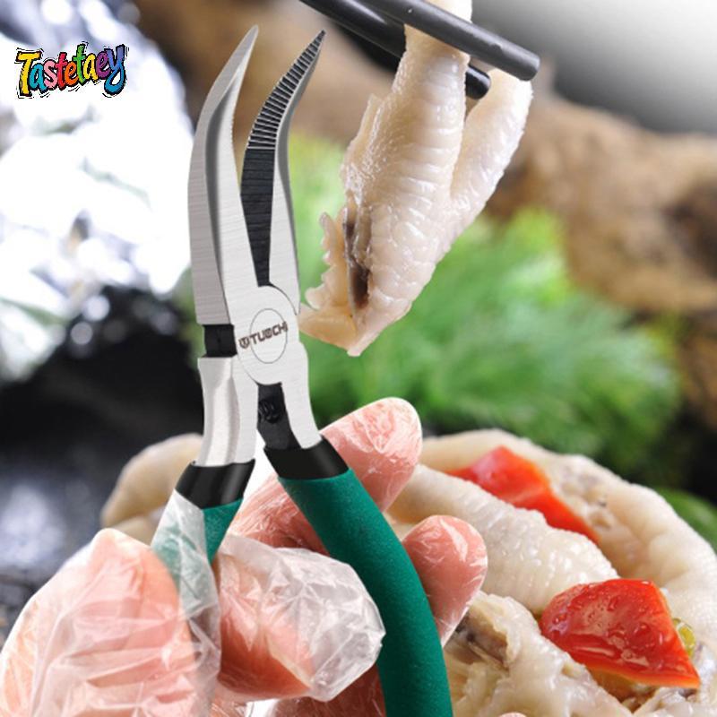 Tasty Chien Chân Kìm Xương Cạo Râu Kéo Kẹp Xương Chien Dao EN