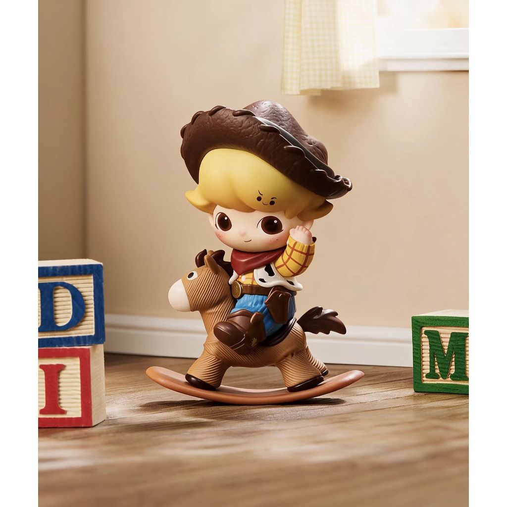 POPMART DIMOO WORLD x PIXAR Nhân Vật Hộp Mù Quà Tặng Buzz Lighyear Woody Lotso Russell F1MK