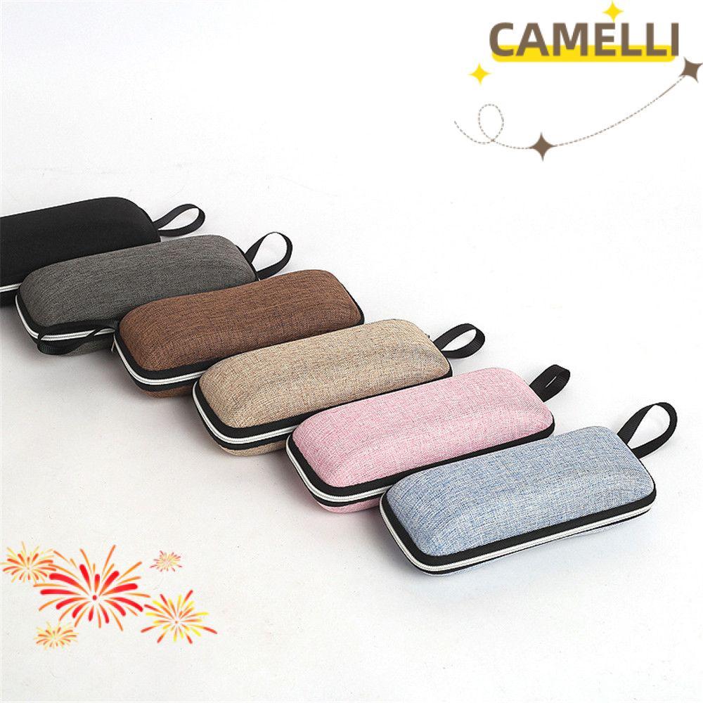 CAMELLIK3 Kính Mắt Vintage Dây Kéo Kính Mắt Di Động Phụ Kiện