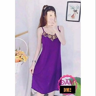 Đầm mặc nhà nữ thun lạnh mềm mát