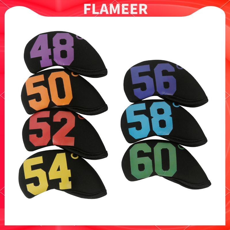 7 Chiếc Golf Iron Headcover Set Golf Club Head Cover Neoprene Với Số Lớn