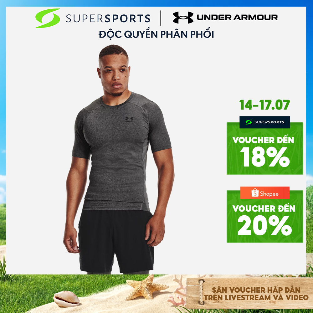 Áo Thun Bó Cơ Nam Under Armour Heatgear Armour Compression - 1361518-090