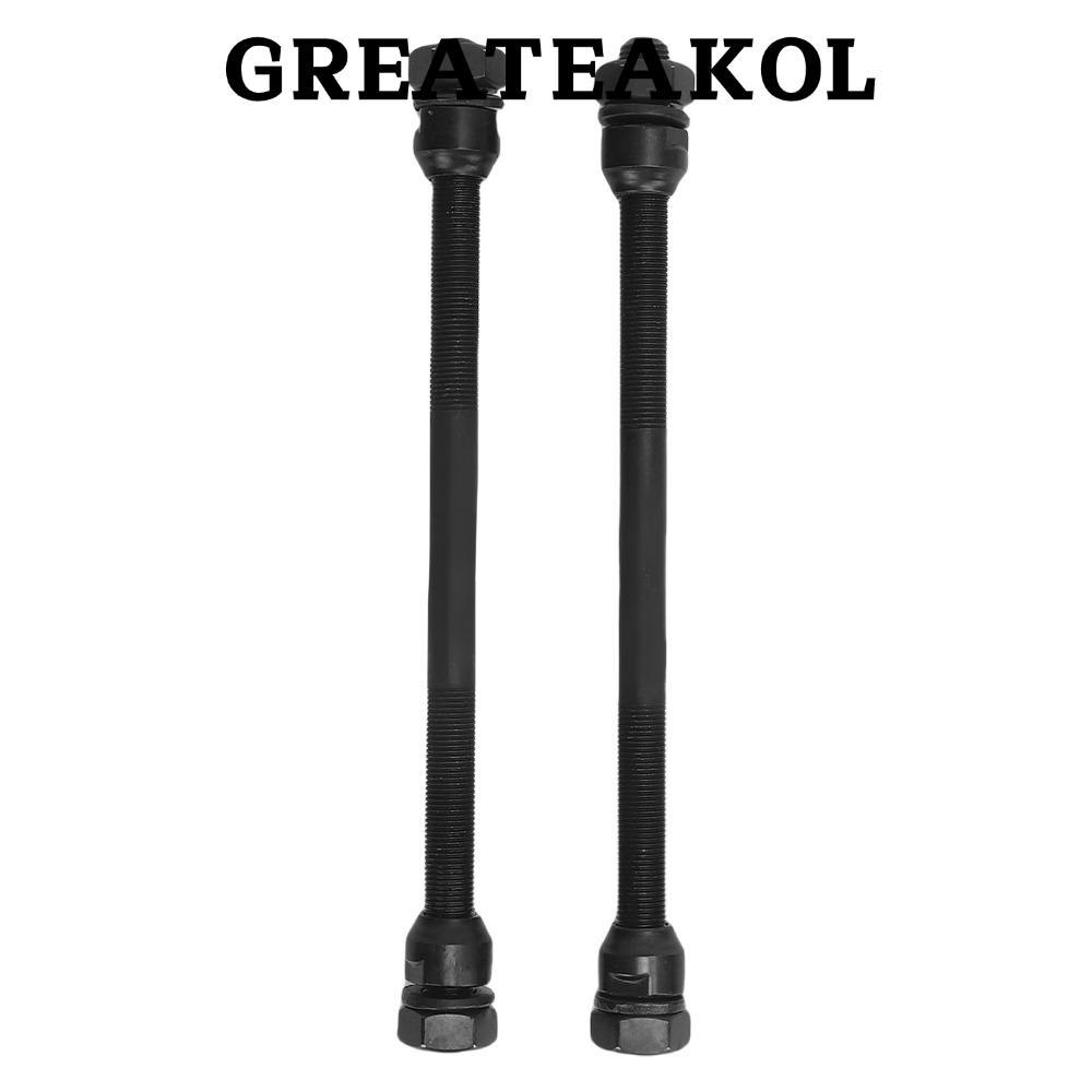 GREATESKOL 2 Trục Xe Đạp, Chiều Dài 190mm 190mm Trục Trung Tâm Xe Đạp, Thép Bền Đường Kính 10mm Trục