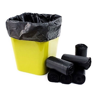 Combo 2 gói Set 3 cuộn túi rác đen tự phân hủy (6 cuộn)