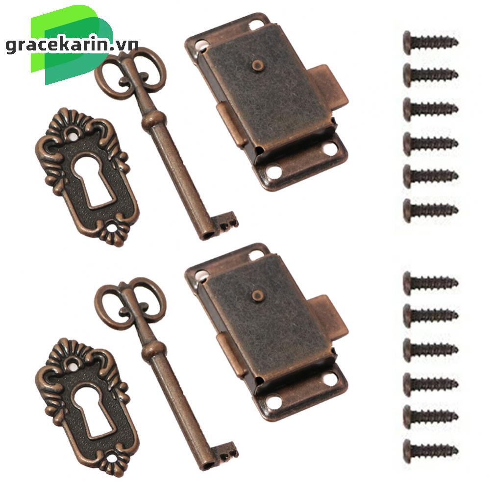 [GRCEKRIN-VN]With Key Drawer Lock Locks Cabinet Classical Door Jewelry Matal+Zinc Alloy